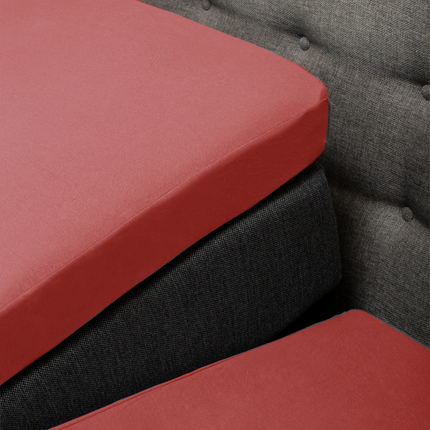 Fresh and Co Splittopper Hoeslaken Katoen - Rood