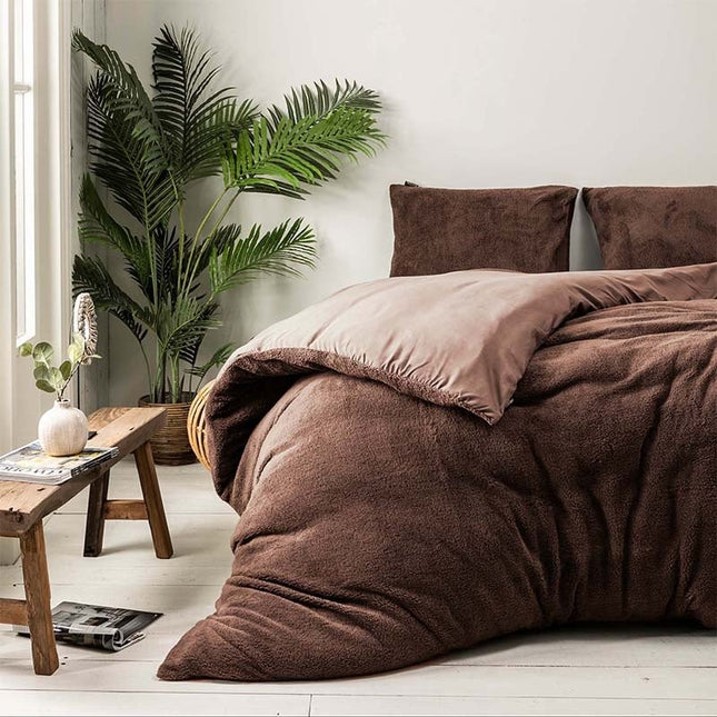 Fresh and Co Teddy - Bruin Dekbedovertrek