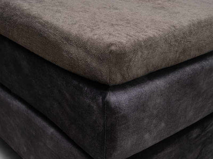 Fresh and Co Topper Hoeslaken - Badstof - Taupe