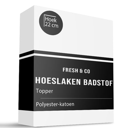 Fresh and Co Topper Hoeslaken - Badstof