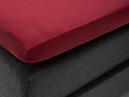 Fresh and Co Topper Hoeslaken - Katoen - Rood