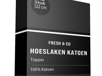 Fresh and Co Topper Hoeslaken - Katoen - Verkoelend