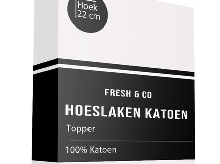 Fresh and Co Topper Hoeslaken - Katoen - Verkoelend