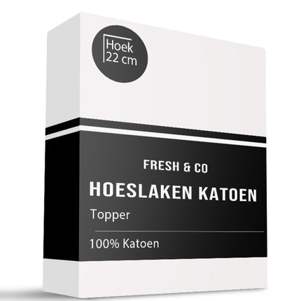 Fresh and Co Topper Hoeslaken - Katoen - Verkoelend