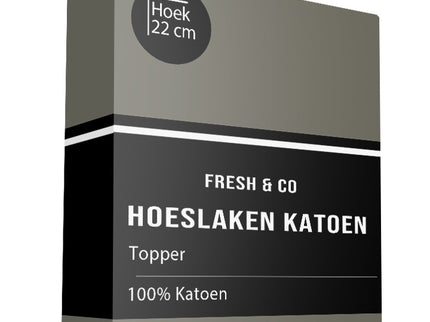 Fresh and Co Topper Hoeslaken - Katoen - Verkoelend