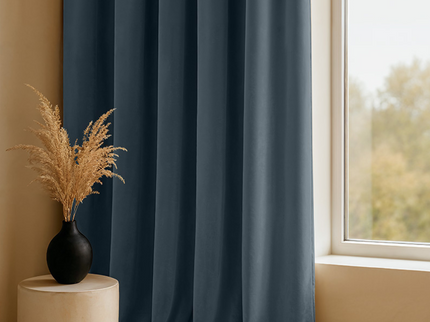 Fresh and Co Velvet Gordijnen Verduisterend - Haken of Ringen - Grijs