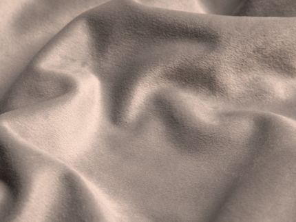 Fresh and Co Velvet Gordijnen Verduisterend - Haken of Ringen - Lichttaupe