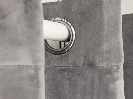 Fresh and Co Velvet Gordijnen Verduisterend - Haken of Ringen