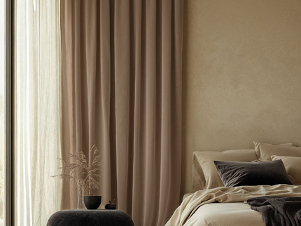 Fresh and Co Velvet Gordijnen Verduisterend - Haken of Ringen
