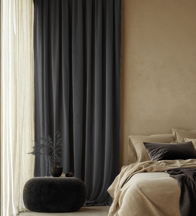 Fresh and Co Velvet Gordijnen Verduisterend - Haken of Ringen