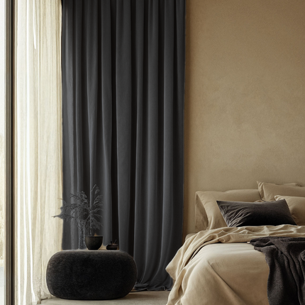 Fresh and Co Velvet Gordijnen Verduisterend - Haken of Ringen