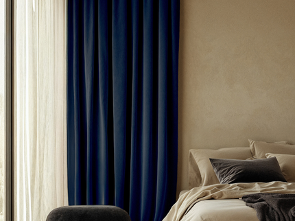 Fresh and Co Velvet Gordijnen Verduisterend - Haken of Ringen