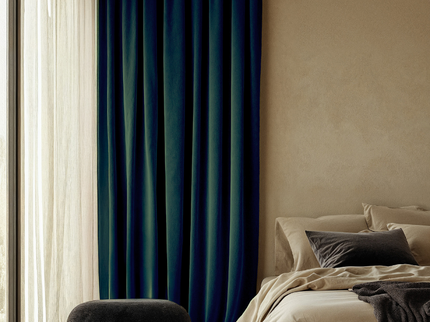 Fresh and Co Velvet Gordijnen Verduisterend - Haken of Ringen