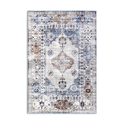 Freundin Home Collection Vintage Vloerkleed Aurora - Blauw / Koper
