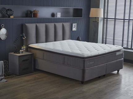 Boxspring met opbergruimte Birdybedd - Antraciet