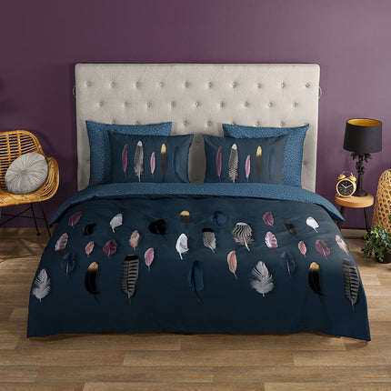 Good Morning Dekbedovertrek Katoen - Feathers