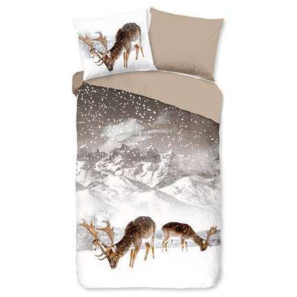 Good Morning Dekbedovertrek Katoen-Flanel - Winter