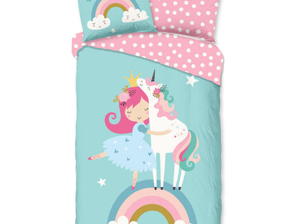 Good Morning Dekbedovertrek Katoen - Heaven Unicorn