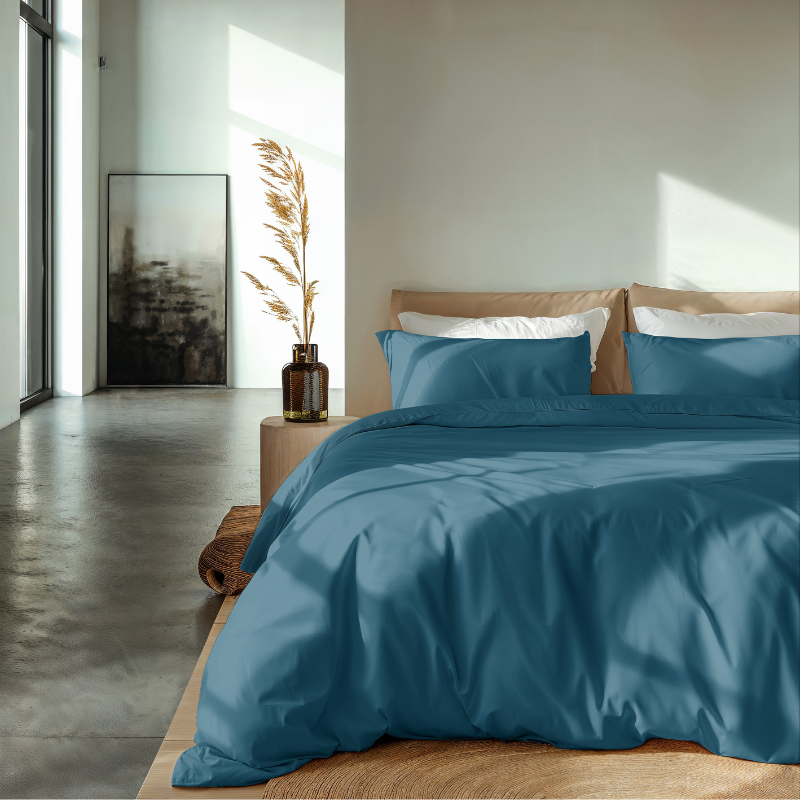 Dekbedovertrek Refined Lines Groen Dekbedovertrek Refined Lines Groen