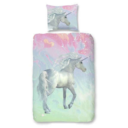 Good Morning Dekbedovertrek Katoen - Sweet Unicorn