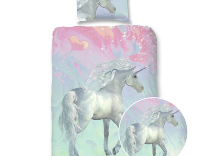 Good Morning Dekbedovertrek Katoen - Sweet Unicorn