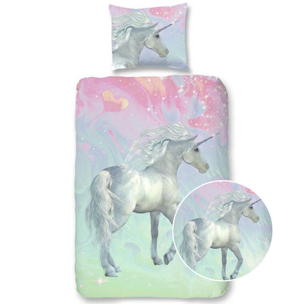 Good Morning Dekbedovertrek Katoen - Sweet Unicorn