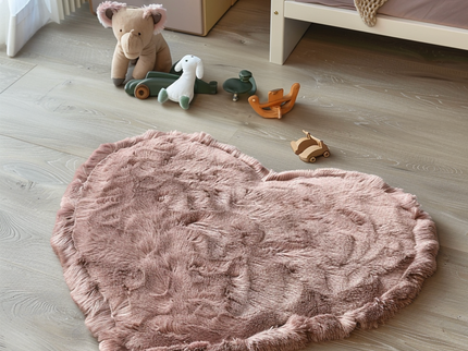 Grandstone Kinder Vloerkleed Comfy Heart - Roze