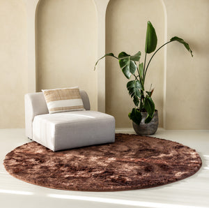 Grandstone Vloerkleed Sense Rond - Koper - 80 Ø cm