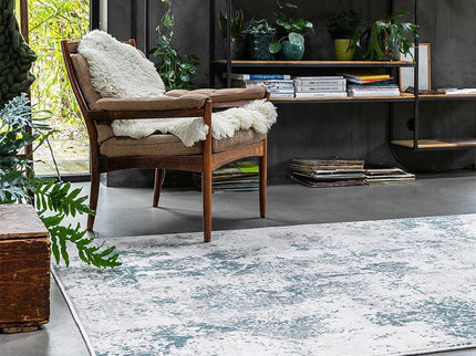 Grandstone Vloerkleed Vintage Babylon - Petrol - Maat: 160 x 240 cm