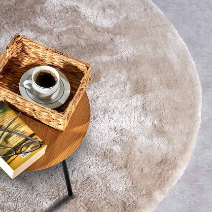 Vloerkleed Calida Rond - Crème