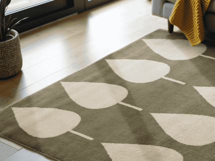 Vloerkleed Kids Lovely Leaves - Groen