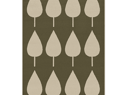 Vloerkleed Kids Lovely Leaves - Groen