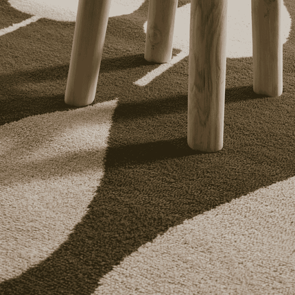 Vloerkleed Kids Lovely Leaves - Groen