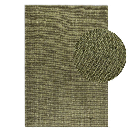 Handgeweven Jute Vloerkleed  - Groen