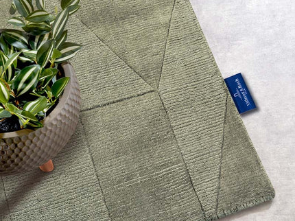 Wollen Vloerkleed Ursule - Groen