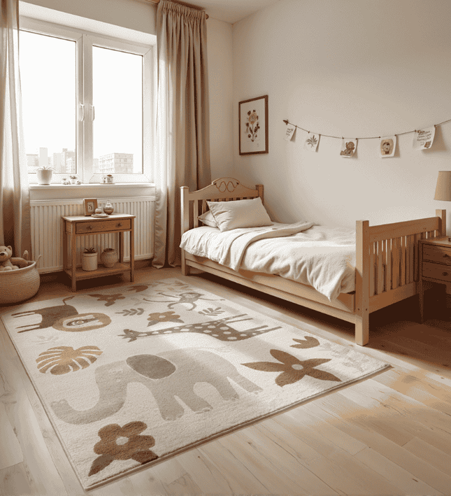 Hanse Home Adventures Vloerkleed Kids Animal Safari