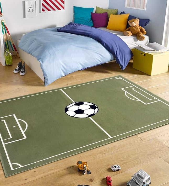 Hanse Home Adventures Vloerkleed Kids Estadio - Groen