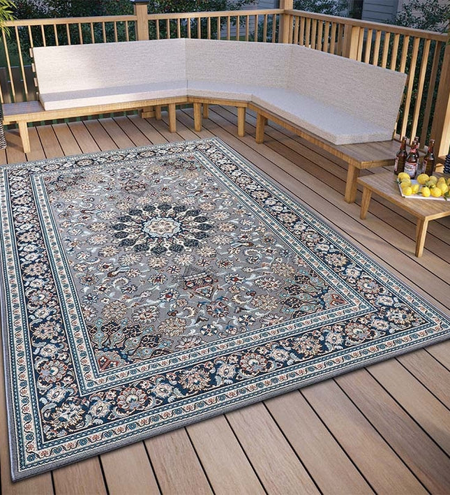 Hanse Home Flair Buitenkleed Kadi - Grijs/Blauw
