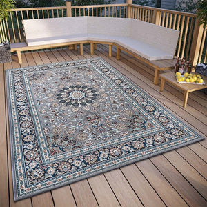 Hanse Home Flair Buitenkleed Kadi - Grijs/Blauw