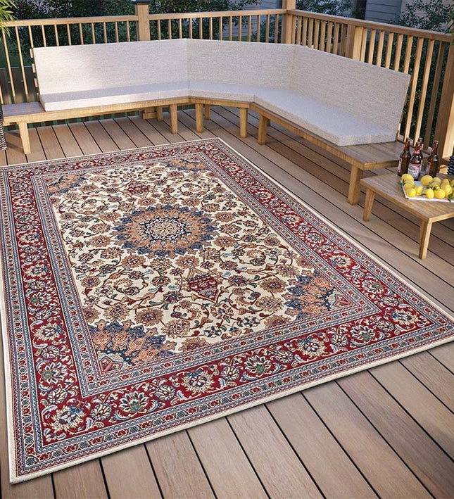Hanse Home Flair Buitenkleed Kadi - Rood/Crème