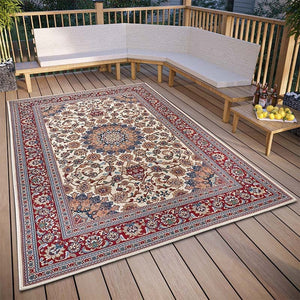 Hanse Home Flair Buitenkleed Kadi - Rood/Crème
