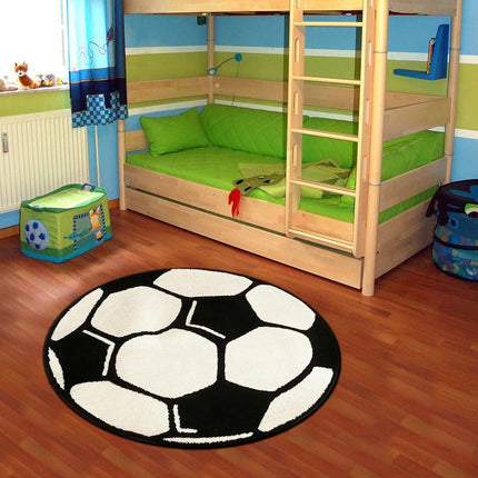 Hanse Home Fußüball Kindervloerkleed Velours Voetbal