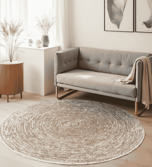 Hanse Home Gloria Vloerkleed Cavallo Rond - Creme