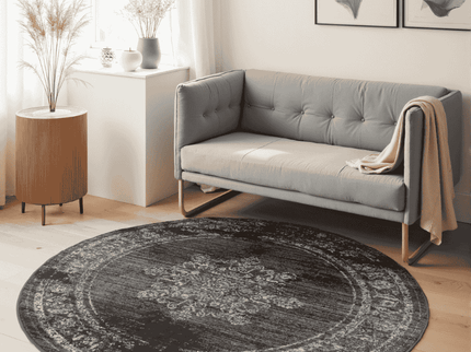 Hanse Home Gloria Vloerkleed Lydia Rond - Antraciet
