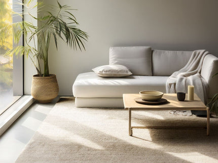 Hanse Home Handgeweven Jute Vloerkleed - Crème
