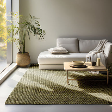 Hanse Home Handgeweven Jute Vloerkleed  - Groen