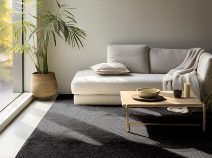 Hanse Home Handgeweven Jute Vloerkleed - Zwart