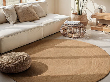 Hanse Home Jute Vloerkleed Geweven - Rond - Naturel