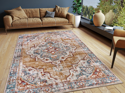 Hanse Home Luxor Vloerkleed Strozzi - Beige / Blauw
