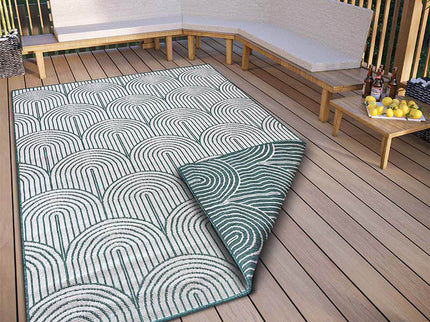 Hanse Home Pangli Buitenkleed Dubbelzijdig Flatweave - Groen